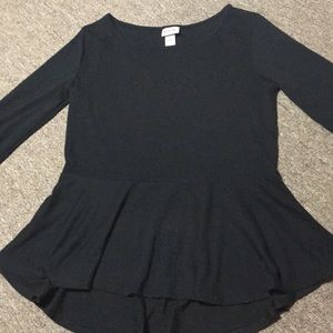 Woman’s black dress dress top. Medium/small